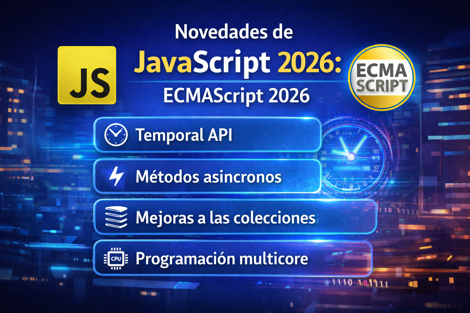 Novedades de JavaScript 2026 ECMAScript 2026