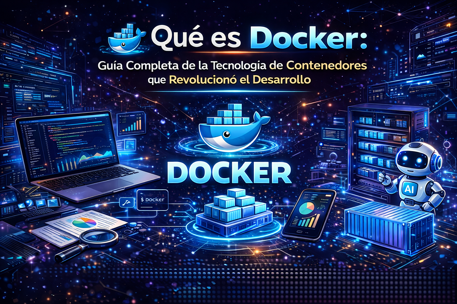 qué es Docker arquitectura de contenedores virtualización
